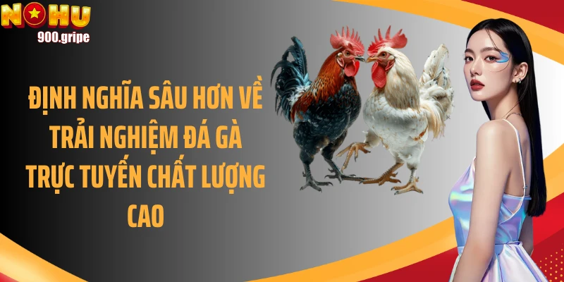 Định nghĩa sâu hơn về trải nghiệm đá gà trực tuyến chất lượng cao